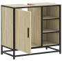 Armario de lavabo de baño madera roble Sonoma 65x33x60 cm von , Badezimmermöbel - Ref: Foro24-849285, Preis: 76,05 €, Rabatt: %