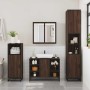Armario lavabo baño madera ingeniería roble marrón 80x33x60 cm de , Muebles de baño - Ref: Foro24-849293, Precio: 79,56 €