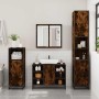 Armario lavabo baño madera ingeniería roble ahumado 80x33x60 cm von , Badezimmermöbel - Ref: Foro24-849291, Preis: 74,46 €, R...