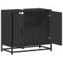 Mueble baño para lavabo madera ingeniería negro 65 x 33 x 60 cm von , Badezimmermöbel - Ref: Foro24-849264, Preis: 71,11 €, R...