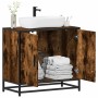 Mueble de baño para lavabo roble ahumado 65x33x60 cm von , Badezimmermöbel - Ref: Foro24-849266, Preis: 55,55 €, Rabatt: %