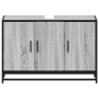 Armario lavabo baño madera ingeniería gris Sonoma 90x33x60 cm von , Badezimmermöbel - Ref: Foro24-849272, Preis: 86,89 €, Rab...