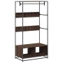 Armario de madera de ingeniería marrón roble 90x50x180 cm von , Kommoden-Organizer und Bar-Kleiderbügel - Ref: Foro24-849298,...