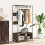Armario de madera de ingeniería marrón roble 90x50x180 cm von , Kommoden-Organizer und Bar-Kleiderbügel - Ref: Foro24-849298,...
