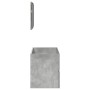 Armario de baño con espejo madera de ingeniería gris hormigón von , Badezimmermöbel - Ref: Foro24-856376, Preis: 70,69 €, Rab...