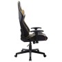 Gaming-Stuhl aus schwarzem und goldenem Kunstleder von vidaXL, Gaming-Stühle - Ref: Foro24-20504, Preis: 167,84 €, Rabatt: %