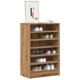 Mueble zapatero madera ingeniería roble artisan 60x35x92 cm von , Schuhregale und Schuhorganisatoren - Ref: Foro24-856703, Pr...