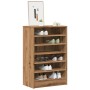 Mueble zapatero madera ingeniería roble artisan 60x35x92 cm de , Zapateros y organizadores de calzado - Ref: Foro24-856703, P...