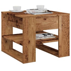 Mesa de centro madera de ingeniería madera antigua 55,5x55x45cm von , Couchtisch - Ref: Foro24-856818, Preis: 50,25 €, Rabatt: %