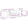 Mueble de TV madera de ingeniería roble artisan 150x33,5x45 cm by , TV Furniture - Ref: Foro24-856853, Price: 97,63 €, Discou...
