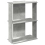 Librería de 3 niveles madera gris hormigón 60x30x80 cm by , Bookcases and shelves - Ref: Foro24-860259, Price: 38,47 €, Disco...