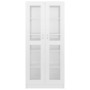 Glossy white plywood display case 82.5x30.5x185.5cm by vidaXL, Bookcases and shelves - Ref: Foro24-802774, Price: 221,91 €, D...