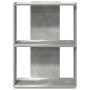 Librería de 3 niveles madera gris hormigón 60x30x80 cm by , Bookcases and shelves - Ref: Foro24-860259, Price: 38,47 €, Disco...