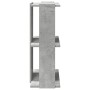 Librería de 3 niveles madera gris hormigón 60x30x80 cm by , Bookcases and shelves - Ref: Foro24-860259, Price: 38,47 €, Disco...