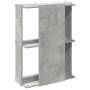 Librería de 3 niveles madera gris hormigón 60x30x80 cm by , Bookcases and shelves - Ref: Foro24-860259, Price: 38,47 €, Disco...