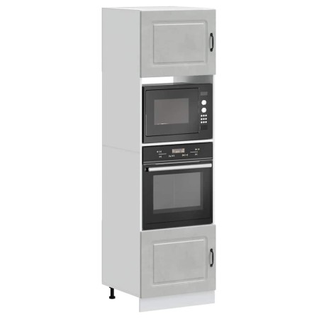 Armarios para horno 2 uds Lucca gris hormigón madera ingeniería von , Küchenschränke - Ref: Foro24-3315035, Preis: 202,28 €, ...