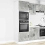 Armarios para horno 2 uds Lucca gris hormigón madera ingeniería von , Küchenschränke - Ref: Foro24-3315035, Preis: 202,28 €, ...