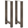 Patas para mesa de centro de acero natural 2 uds 40x(90-91) cm von , Tischbeine - Ref: Foro24-4013327, Preis: 98,02 €, Rabatt: %