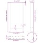 Patas para mesa de centro de acero natural 2 uds 50x(90-91) cm by , Table legs - Ref: Foro24-4013331, Price: 93,62 €, Discoun...