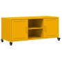 Mueble para TV acero laminado en frío amarillo 100,5x39x43,5 cm von , TV-Möbel - Ref: Foro24-846665, Preis: 93,73 €, Rabatt: %