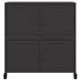 Aparador de acero negro 68x39x72 cm by , Sideboards - Ref: Foro24-846650, Price: 106,23 €, Discount: %