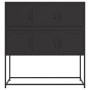 Aparador de acero laminado en frío negro 100,5x39x107 cm von , Sideboards - Ref: Foro24-846596, Preis: 105,40 €, Rabatt: %