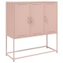 Aparador de acero rosa 100,5x39x107 cm by , Sideboards - Ref: Foro24-846537, Price: 110,32 €, Discount: %