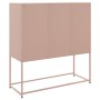 Aparador de acero rosa 100,5x39x107 cm by , Sideboards - Ref: Foro24-846537, Price: 110,32 €, Discount: %