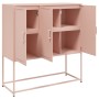 Aparador de acero rosa 100,5x39x107 cm by , Sideboards - Ref: Foro24-846537, Price: 110,32 €, Discount: %