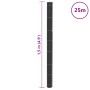 Membrana para malezas PP negra 1,5x25 m by , anti-weed meshes - Ref: Foro24-4005187, Price: 32,83 €, Discount: %