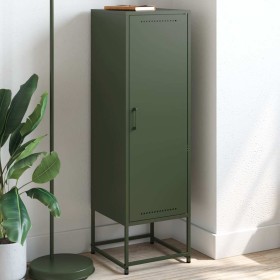Aparador de acero verde oliva 36x39x123 cm de , Aparadores - Ref: Foro24-846528, Precio: 101,49 €, Descuento: %