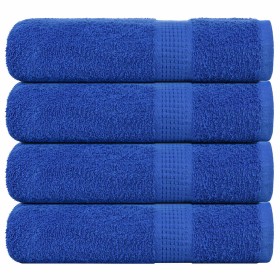 Toallas de baño 4 uds azul 100x150 cm 360 g/m² 100% algodón by , Towels - Ref: Foro24-136717, Price: 44,81 €, Discount: %