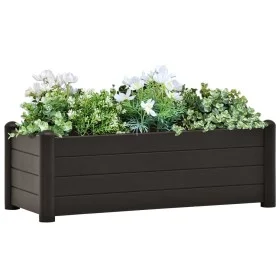 Raised garden bed in anthracite grey PP 100x43x35 cm by vidaXL, Pots and planters - Ref: Foro24-313977, Price: 85,05 €, Disco...
