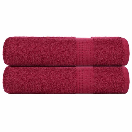 Toallas de mano 2 uds 100% algodón burdeos 50x100 cm 360 gsm von , Handtücher - Ref: Foro24-136734, Preis: 19,40 €, Rabatt: %