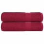 Toallas de mano 2 uds 100% algodón burdeos 50x100 cm 360 gsm von , Handtücher - Ref: Foro24-136734, Preis: 19,40 €, Rabatt: %