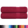 Toallas de mano 2 uds 100% algodón burdeos 50x100 cm 360 gsm von , Handtücher - Ref: Foro24-136734, Preis: 19,40 €, Rabatt: %