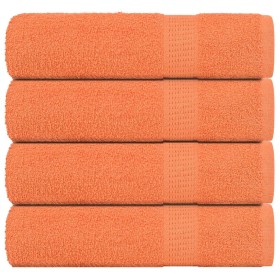 Toallas de baño 4 uds naranja 100x150 cm 360gsm 100% algodón von , Handtücher - Ref: Foro24-136909, Preis: 46,72 €, Rabatt: %