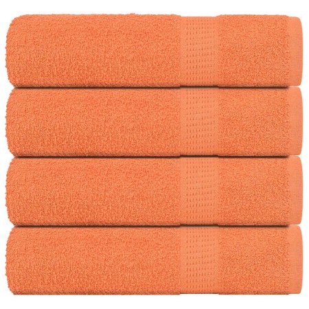 Toallas de baño 4 uds naranja 100x150 cm 360gsm 100% algodón von , Handtücher - Ref: Foro24-136909, Preis: 46,72 €, Rabatt: %