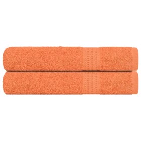 Toallas 2 uds 100% algodón naranja 100x200 cm 600 gsm by , Towels - Ref: Foro24-136914, Price: 35,04 €, Discount: %