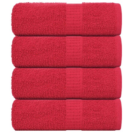 Toallas 4 uds 100% algodón rojo 30x30 cm 360 gsm by , Towels - Ref: Foro24-136921, Price: 13,07 €, Discount: %