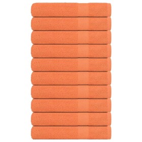 Toallas 10 uds 100% algodón naranja 100x200 cm 600 gsm by , Towels - Ref: Foro24-136916, Price: 134,64 €, Discount: %