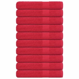 Toallas de sauna 10 uds 100% algodón rojo 80x200 cm 360 gsm by , Towels - Ref: Foro24-136937, Price: 107,39 €, Discount: %
