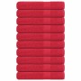 Toallas de sauna 10 uds 100% algodón rojo 80x200 cm 360 gsm by , Towels - Ref: Foro24-136937, Price: 107,39 €, Discount: %