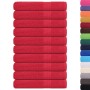 Toallas de sauna 10 uds 100% algodón rojo 80x200 cm 360 gsm by , Towels - Ref: Foro24-136937, Price: 107,39 €, Discount: %