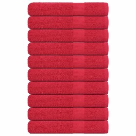 Toallas 10 uds rojo 100x200 cm 360 gsm 100% algodón by , Towels - Ref: Foro24-136940, Price: 132,51 €, Discount: %