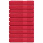 Toallas 10 uds rojo 100x200 cm 360 gsm 100% algodón by , Towels - Ref: Foro24-136940, Price: 132,51 €, Discount: %