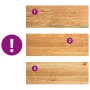 Peldaños de escalera 2 uds madera maciza roble marrón claro by , Stair mats - Ref: Foro24-3283790, Price: 89,39 €, Discount: %
