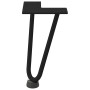 Patas de mesa tipo horquilla 4 uds acero macizo negro 20 cm by , Table legs - Ref: Foro24-4012412, Price: 29,09 €, Discount: %