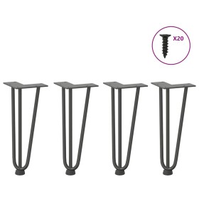 Patas de mesa tipo horquilla 4 uds acero macizo antracita 30 cm von , Tischbeine - Ref: Foro24-4012438, Preis: 44,66 €, Rabat...