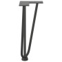 Patas de mesa tipo horquilla 4 uds acero macizo antracita 30 cm by , Table legs - Ref: Foro24-4012438, Price: 44,66 €, Discou...